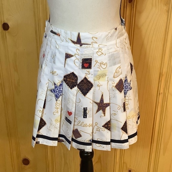 Ellesse Printed Pleated Tennis Skirt Sz-8 - Picture 1 of 8